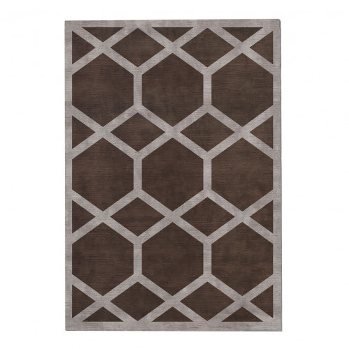 ковер ashton cocoa 150x220 коричневый в Иркутске