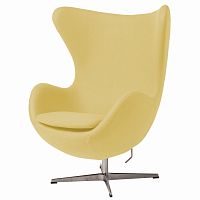 кресло egg chair желтое в Иркутске