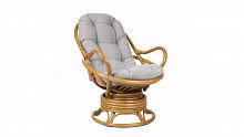 кресло-качалка swivel rocker коричневый в Иркутске