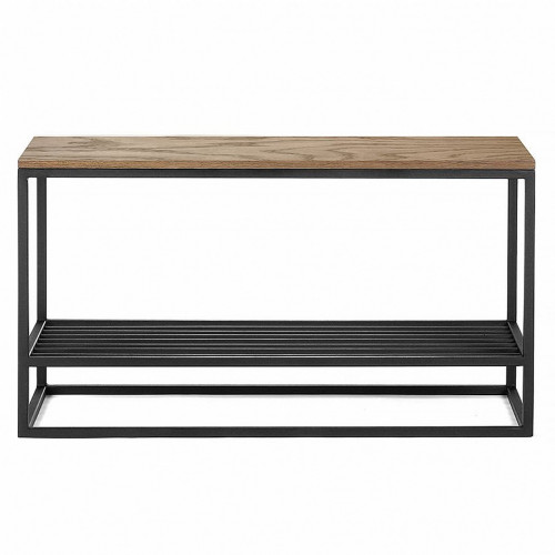 банкетка ibra черная, темный дуб в Иркутске