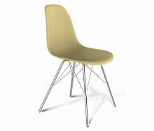 стул dsr бежевый s37 (eames style) в Иркутске