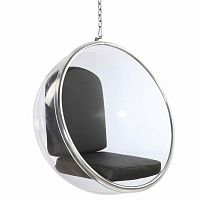 кресло bubble chair черное в Иркутске