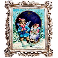 картина «с новым годом!» в раме «амели силвер», версия 22 в Иркутске