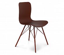 стул dsr коричневый s40 (eames style) в Иркутске