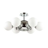 потолочная люстра odeon light miolla 3972/7c белая в Иркутске