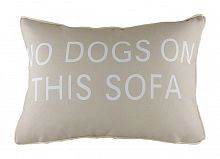 подушка с надписью no dogs on this sofa в Иркутске