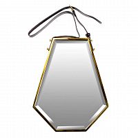 зеркало на ремне шестиугольное 40х55 см в Иркутске