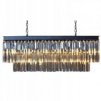 люстра odeon l80 black&glass черная, прозрачное в Иркутске