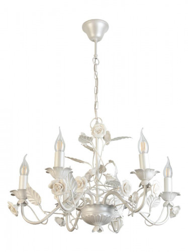 подвесная люстра toplight lynda tl5910d-05wh в Иркутске