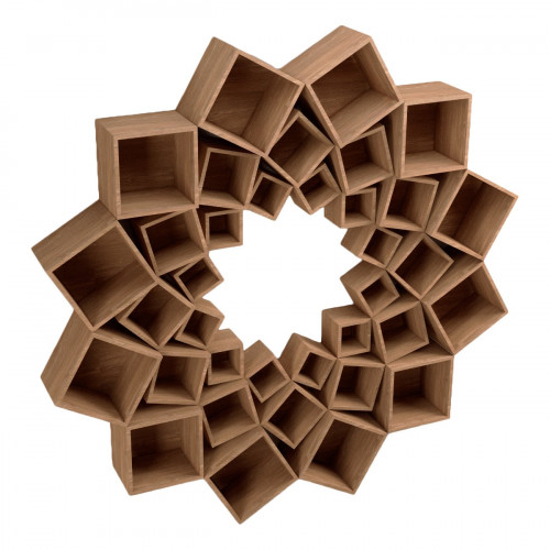 стеллаж лотос 3 круга дуб от odingeniy в Иркутске