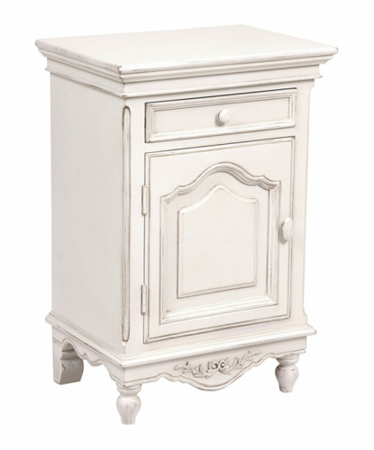 тумбочка прикроватная марсель закрытая молочно-белая в Иркутске