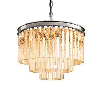 подвесной светильник odeon 6 chrome/amber от delight collection в Иркутске