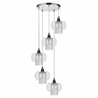 дизайнерская подвесная люстра spot light cordia 1192528 хром в Иркутске