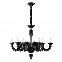 подвесная люстра ideal lux ca rezzonico sp6 nero в Иркутске