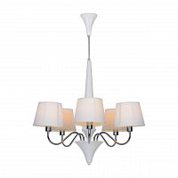 подвесная люстра arte lamp a1528lm-5wh белая в Иркутске