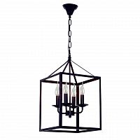 дизайнерская подвесная люстра spot light cage 9810404 черная в Иркутске