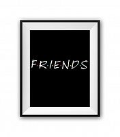 постер friends а4 в Иркутске