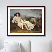 картина: goethe in the roman campagna, 1787г. в Иркутске