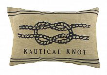 подушка с морским узлом nautical knot natural в Иркутске