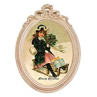 картина на холсте «с новым годом!» в раме «бернадетт», версия 7 в Иркутске
