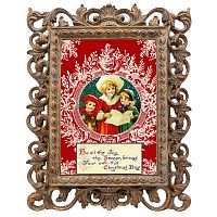 репродукция старинной рождественской гравюры christmas day в Иркутске