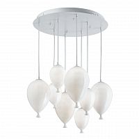 подвесная люстра ideal lux clown sp8 bianco в Иркутске