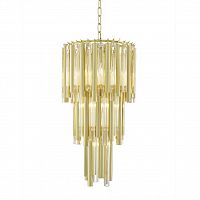 люстра gigi 7 gold от delight collection прозрачная/золото в Иркутске