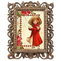 репродукция старинной рождественской гравюры in red в Иркутске