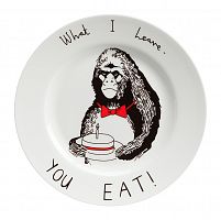 тарелка what i leave - you eat в Иркутске