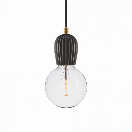 подвесной светильник beton rib black brass в Иркутске