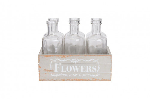 набор стеклянных бутылок flowers в Иркутске