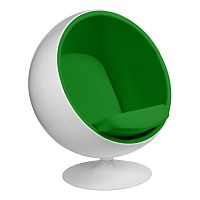 кресло eero aarnio style ball chair зеленое в Иркутске