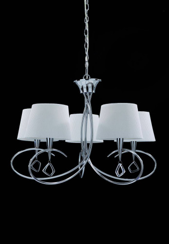 подвесная люстра mantra mara chrome - white 1641 в Иркутске