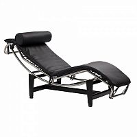 шезлонг chaise longue lc4 черный в Иркутске