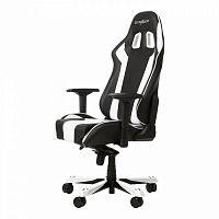 кресло геймерское dxracer king ks06 черно-белое в Иркутске