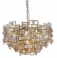 подвесная люстра crystal lux diego sp9 d600 gold в Иркутске