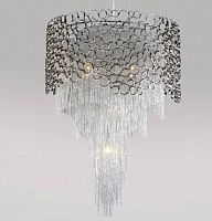 подвесной светильник crystal lux hauberk sp-pl8 d60 матовый никель в Иркутске