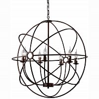 люстра foucault's orb crystal nude коричневая в Иркутске