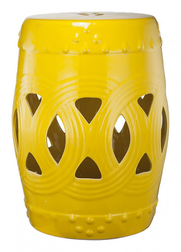 керамический столик-табурет fence stool yellow в Иркутске