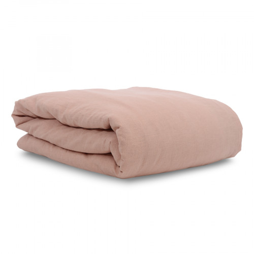 пододеяльник изо льна цвета пыльной розы essential 200х200 в Иркутске