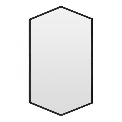 зеркало шестиугольное черное hexagon в Иркутске