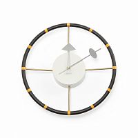 часы steering wheel настенные черный+желтый/black+yellow в Иркутске
