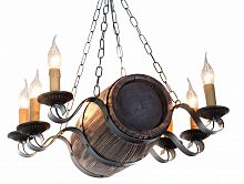 люстра бочонок коричневая в Иркутске