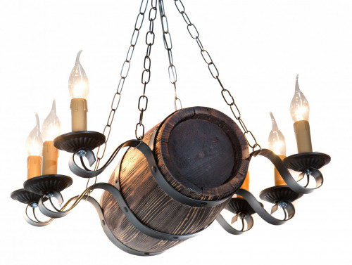 люстра бочонок коричневая в Иркутске