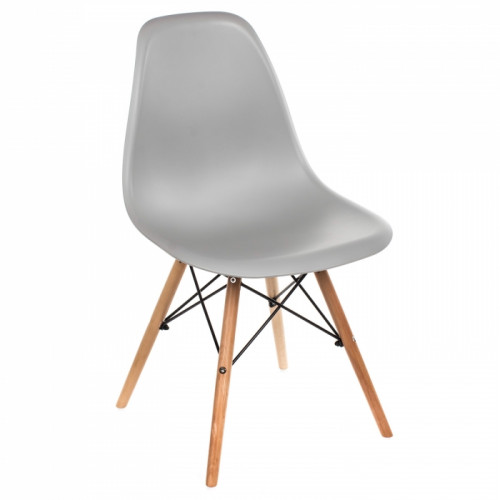 стул деревянный eames pc-015 grey в Иркутске