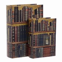 шкатулки-книги, набор из 2 шт. мультиколор в Иркутске