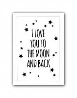 постер to the white moon and back а3 в Иркутске
