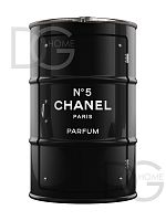 декоративная бочка-шкаф chanel №5 black xl в Иркутске