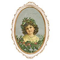 картина на холсте «с новым годом!» в раме «сандрин», версия 6 в Иркутске