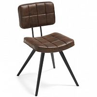 стул lola seat pu brown ноги эпоксидный черный c592u09 от la forma (ex julia grup) в Иркутске